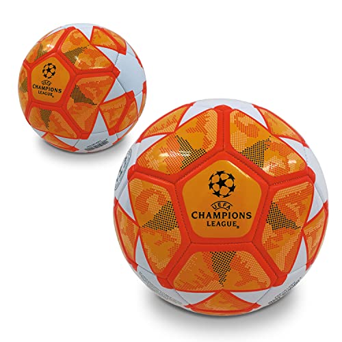 Mondo Toys - Pallone da Calcio Cucito CHAMPIONS LEAGUE - Prodotto Ufficiale - misura 5 - 350 g - 2 colori assortiti - 23002