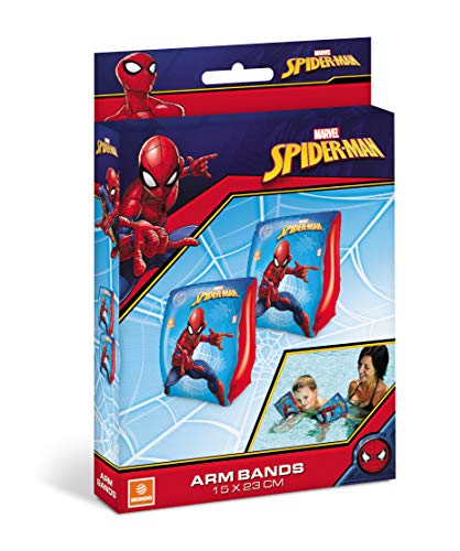 Mondo Mondo-16898 Toys-Spiderman Arm Bands-Braccioli di Sicurezza Materiale PVC-Adatti a Bambini da 2 a 6 Anni con Peso 6-20 kg-16898, Multicolore, 16898