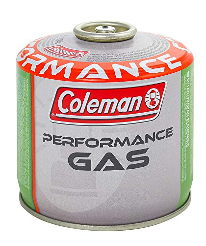 Coleman C300 Performance Bombola Gas con Valvola, per Fornelli da Campeggio, Cartuccia Compatta e Richiudibile