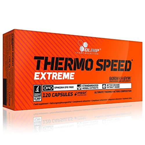 Thermo Speed ​​Extreme 120 Capsule | Perdita di peso bruciagrassi termogenico | Pillole dimagranti per una rapida riduzione del tessuto adiposo