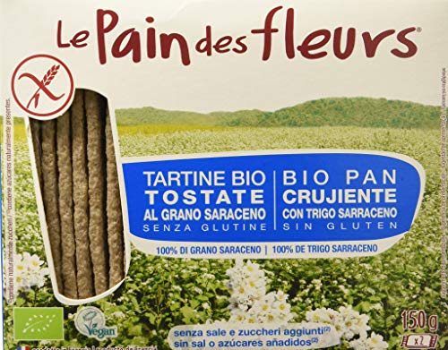 Pain Des Fleurs Tartine Tostate al Grano Saraceno senza Sale - 150 g