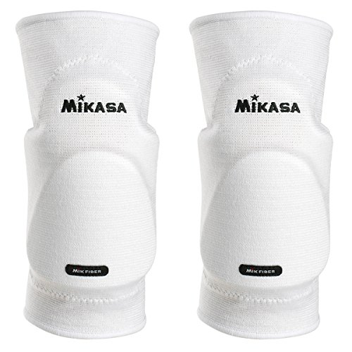 Mikasa KOBE- Ginocchiere per pallavolo, Unisex-Adulto, Bianco, Taglia Unica