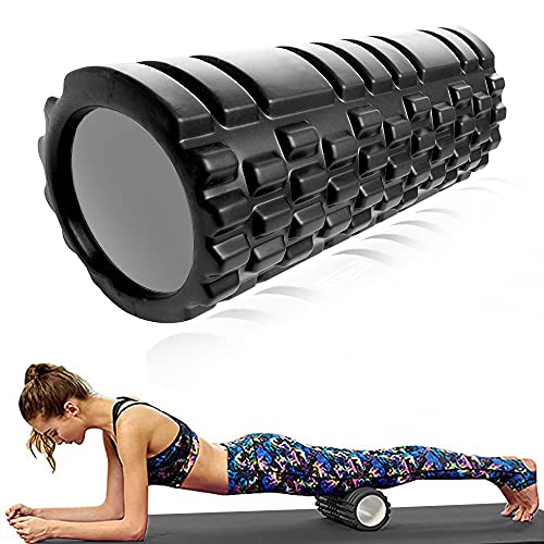 Dewanxin Foam Roller, Rullo in Schiuma Massaggiatore Eccellente per l'Auto Massaggio, Esercizio Muscle Roller Rullo in Schiuma per Massaggio Muscolare Trigger Point Grid per Yoga
