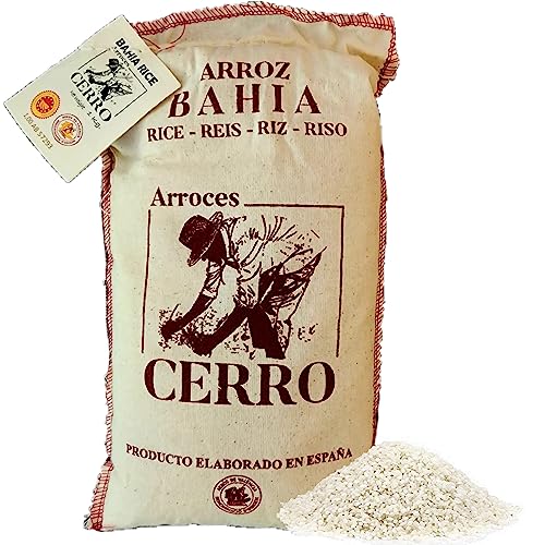 1 Kg Riso Paella Bahia D.O. Valencia - Arroz Redondo, Arroz Bomba - il Riso Bianco di Spagna - Perfetto per Piatti Mediterranei