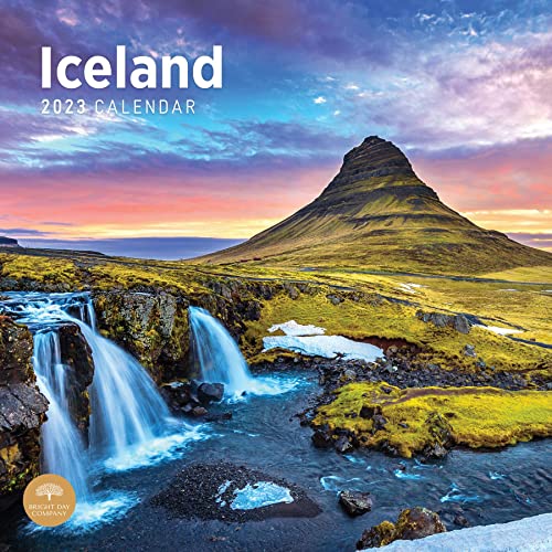 Calendario da parete 2023 Islanda di Bright Day, 30 x 35 cm
